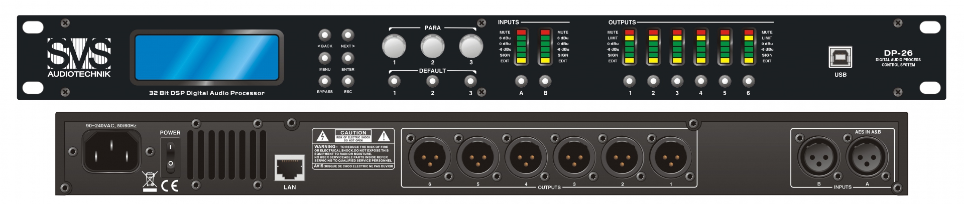 SVS Audiotechnik DP-26 Цифровой процессор: 2 входа 6 выходов в Плесецке