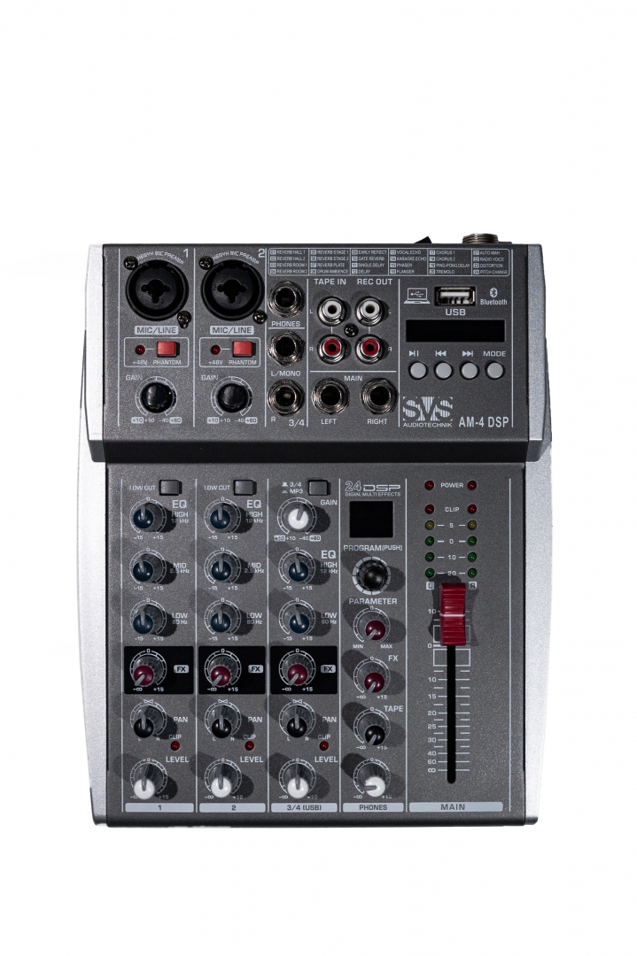 SVS Audiotechnik mixers AM-4 DSP Аналоговый микшерный пульт, 4-канала в Плесецке