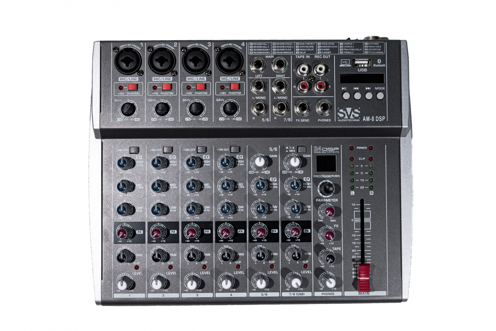 SVS Audiotechnik mixers AM-8 DSP Микшерный пульт аналоговый, 8-канальный в Плесецке