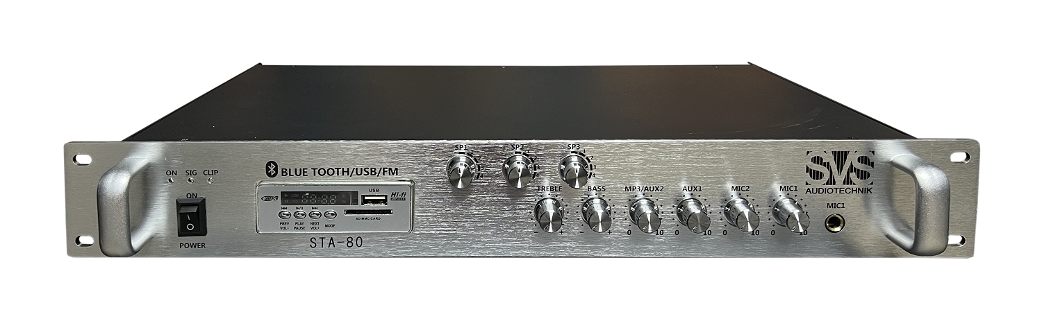 SVS Audiotechnik STA-80 Микшер-усилитель для систем Public Address в Плесецке